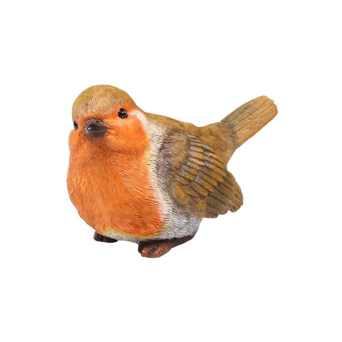 Farmwood Animals - Oiseau rouge-gorge en résine 20 x 10 x 12 cm - Imagen 1