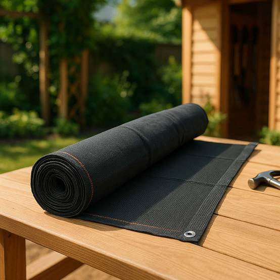 Brise vue gris anthracite 10m 300g/m2 WERKA PRO - 2 x 10m - Image 3
