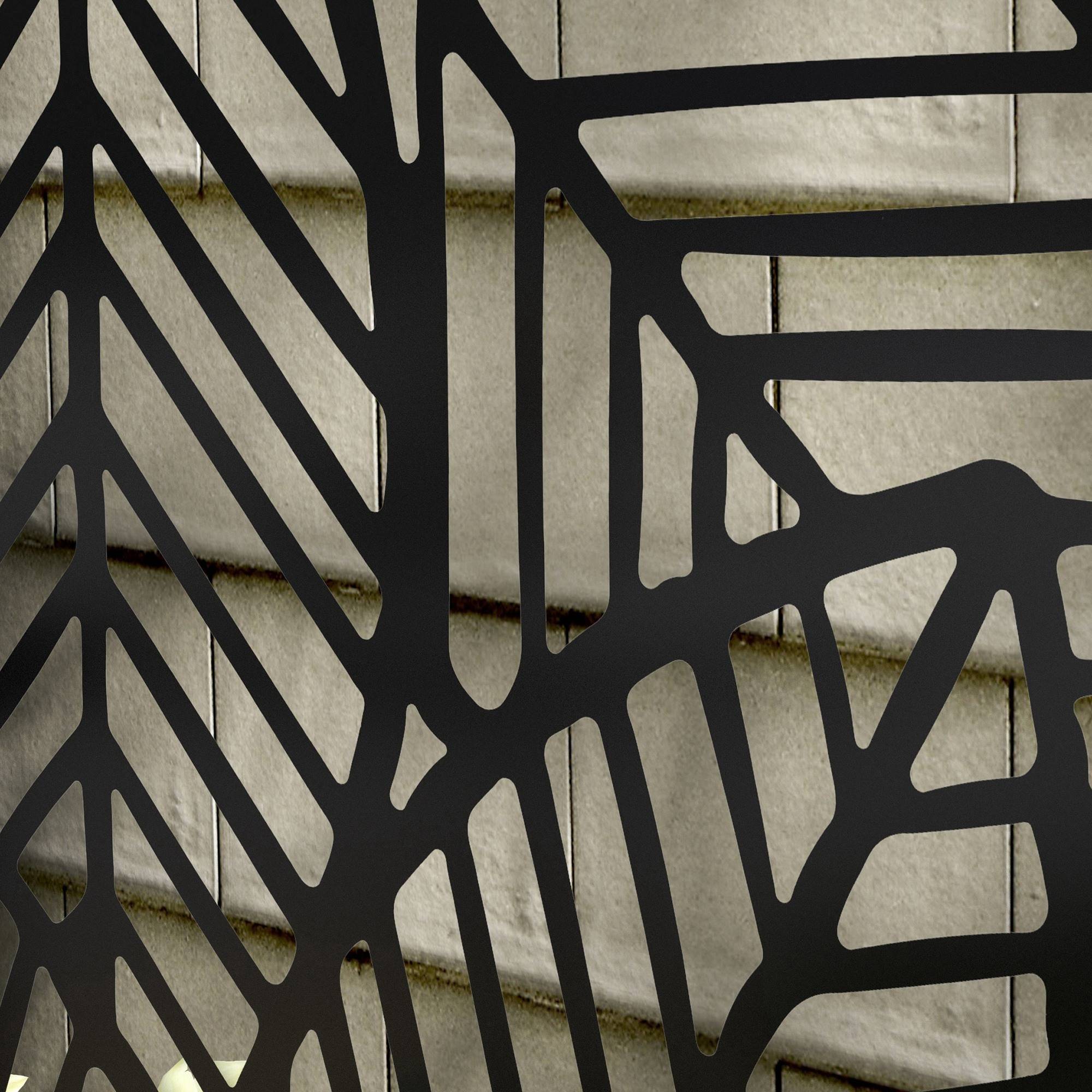 Outsunny - Jardinière avec treillis design dim. 61x23x113cm - fixation murale possible - métal époxy noir - Outsunny - Image 9