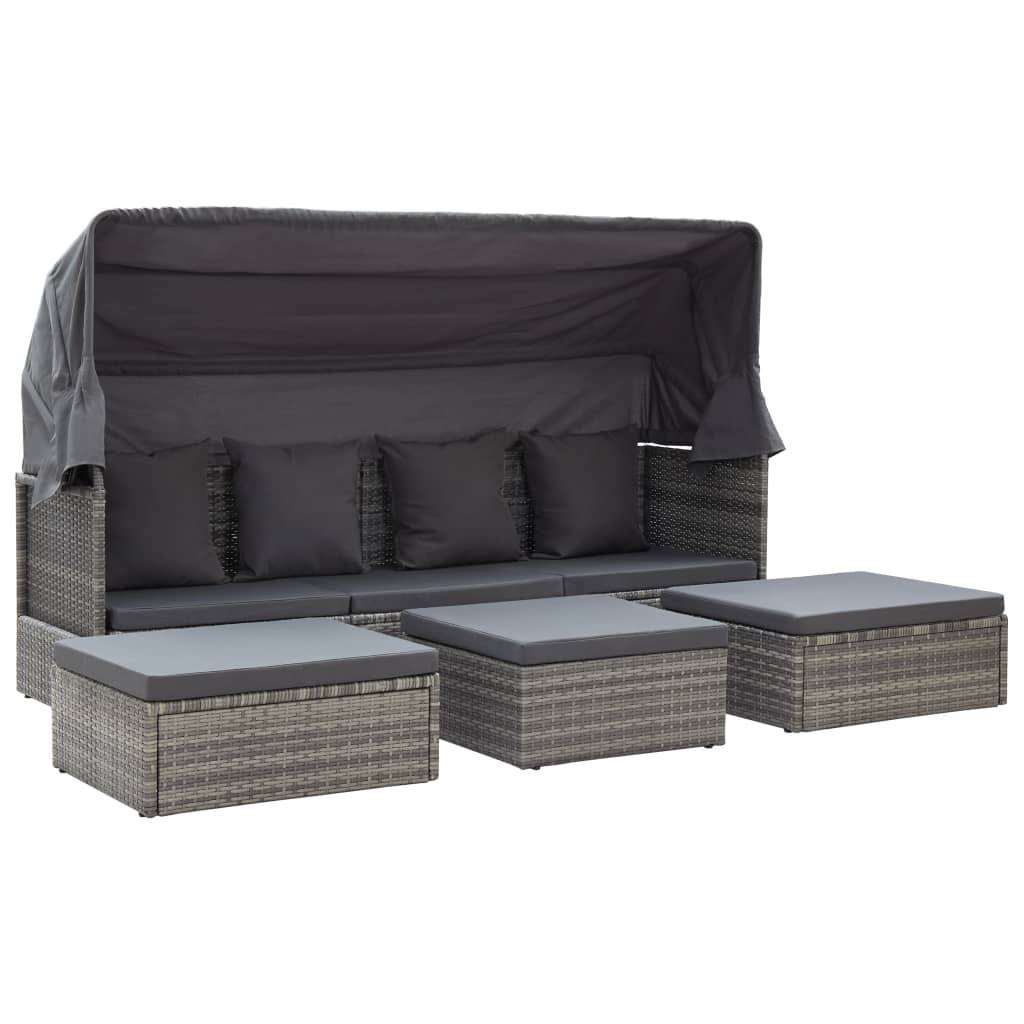 Prolenta Premium - Store banne Vyndis Gris 200 X 60 X 124 cm - P87209G - Image 2