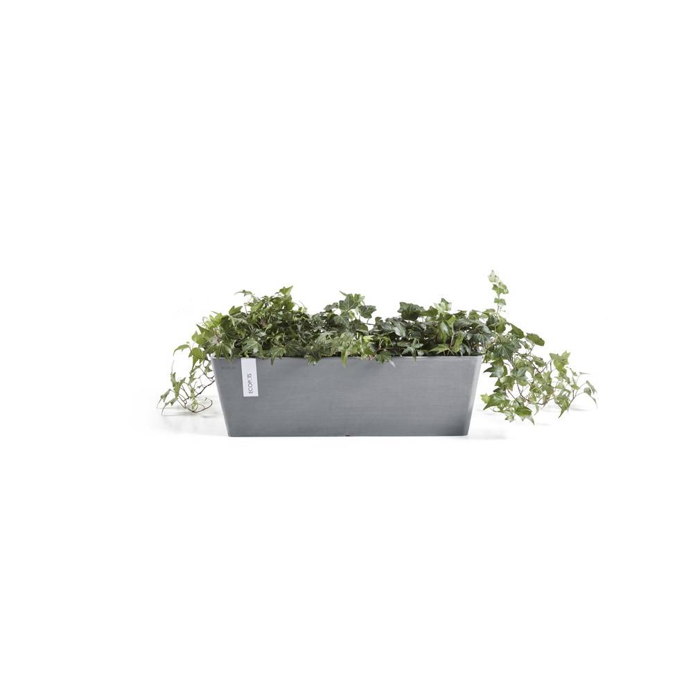 Ecopots - Pot Rectangulaire Bruges 45 Bleu Gris - 45 x 17 x H. 17 cm - 9,7 L ECOPOTS - Imagen 2