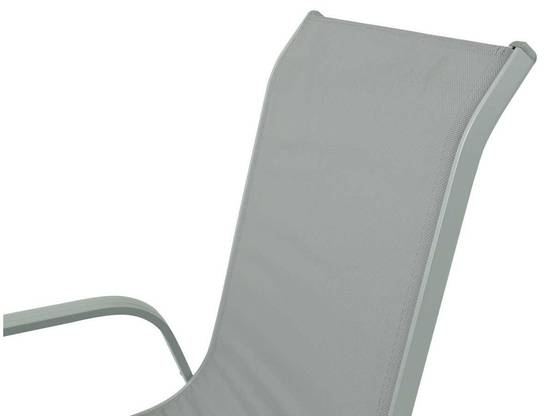 Habitat Et Jardin - Fauteuil Jardin Alu/textilène "porto" - Phoenix - Gris Clair - Lot De 2 -habitat Et Jardin - Image 4