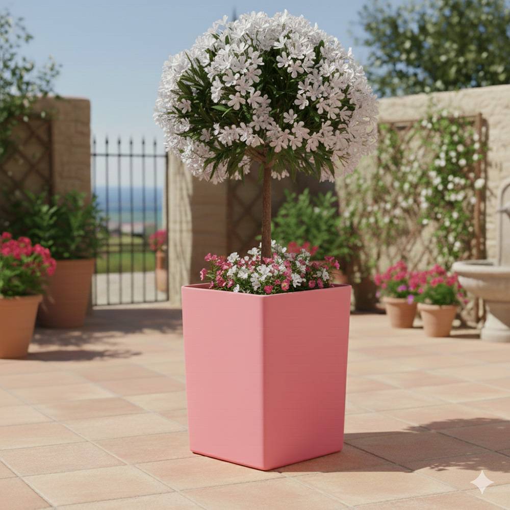 Pot de fleur carré suerte h 67 cm-plast'up rotomoulage - Image 3
