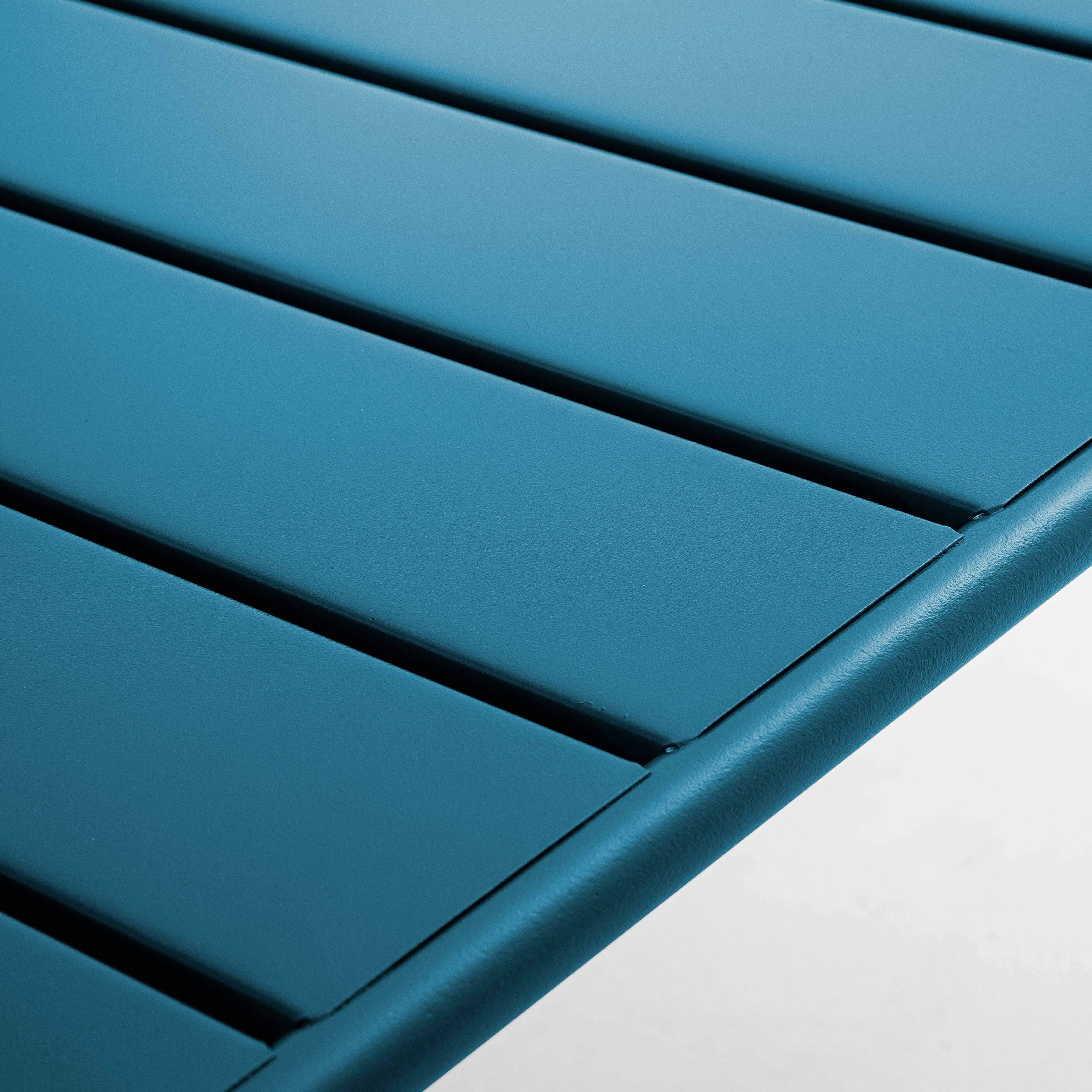 Oviala - Table basse de jardin acier bleu pacific Palavas - Oviala - Imagen 5
