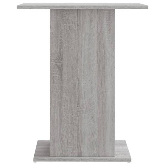 Meuble Aquarium Compact Bois avec Étagère Ouverte pour Bureau Sonoma Gris - ComfortXL Outdoor Living - Image 4