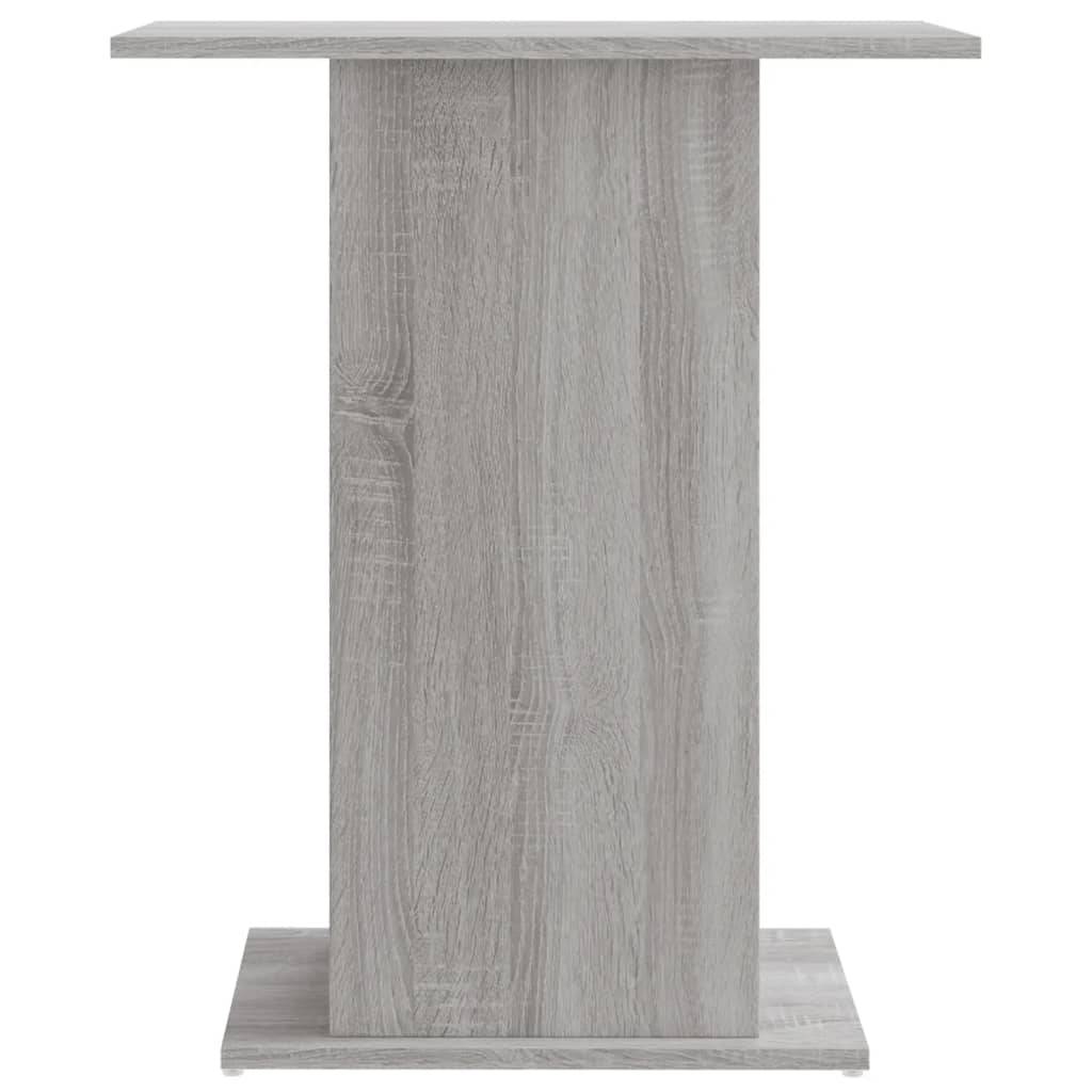 Meuble Aquarium Compact Bois avec Étagère Ouverte pour Bureau Sonoma Gris - ComfortXL Outdoor Living - Image 4