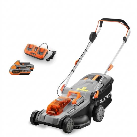 FUXTEC - Tondeuse gazon sans fil 40 V coupe 37 cm avec 2 batteries 4 Ah et bac 40 L – Fuxtec - Image 1