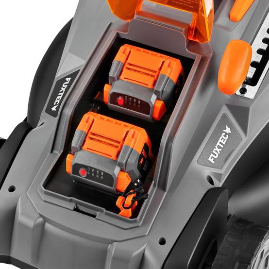 FUXTEC - Tondeuse gazon sans fil 40 V coupe 37 cm avec 2 batteries 4 Ah et bac 40 L – Fuxtec - Image 8