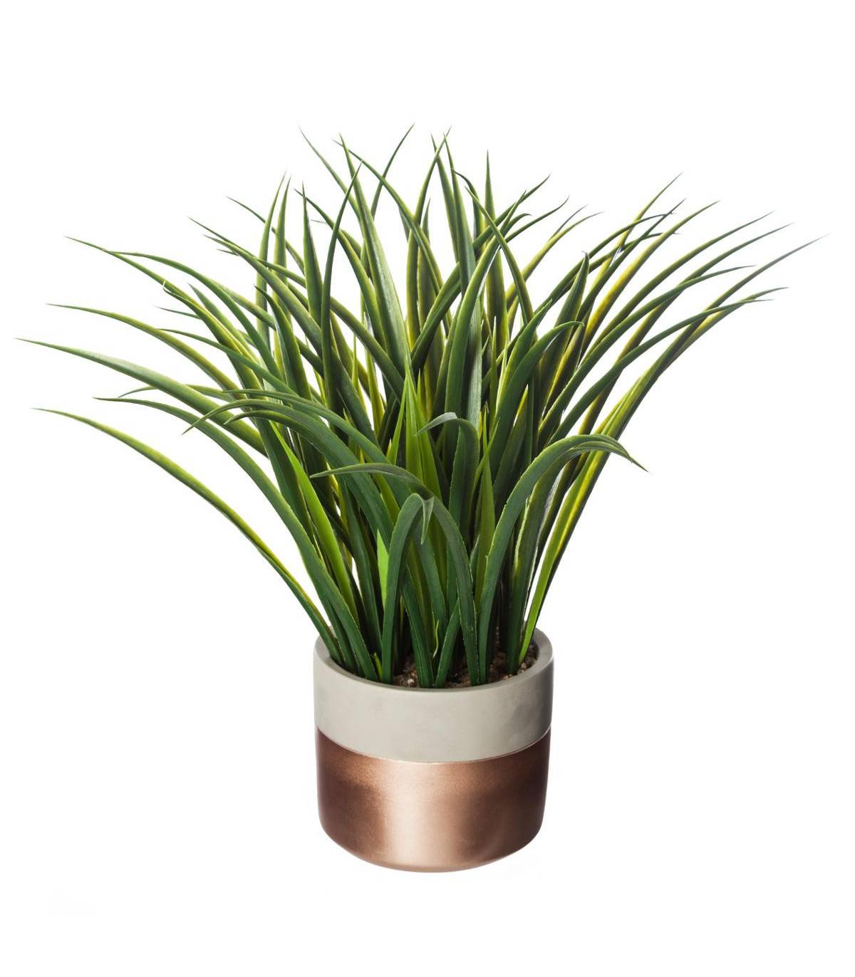 Plante verte artificielle en pot H 40 cm - Imagen 1