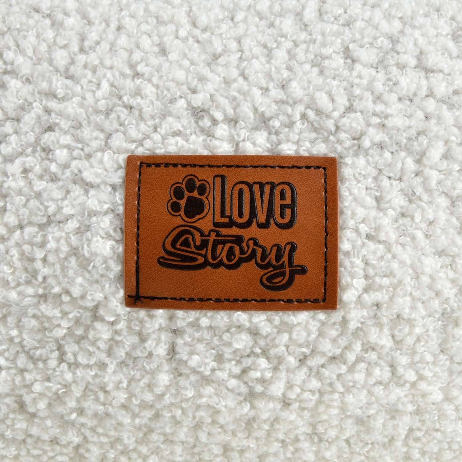 Love Story - Panier Pattenrond en laine bouclée pour chat et chien - Ecru - Love Story - Image 4