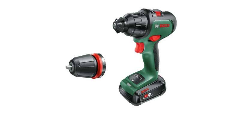 Bosch Vert - Perceuse à percussion BOSCH AdvancedImpact 18 + 1 batterie 2,5 Ah   chargeur - 06039B5108 - Imagen 2
