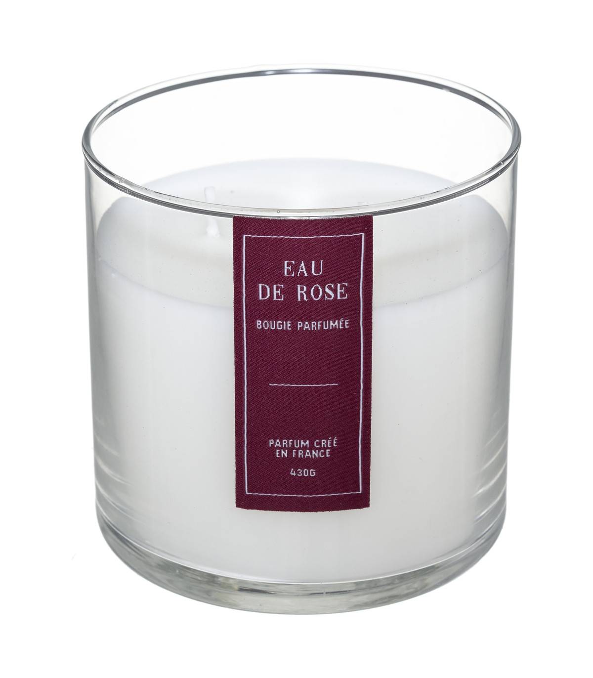 Atmosphera - Bougie Parfumée 430 G Parfum Eau de rose Pot en verre