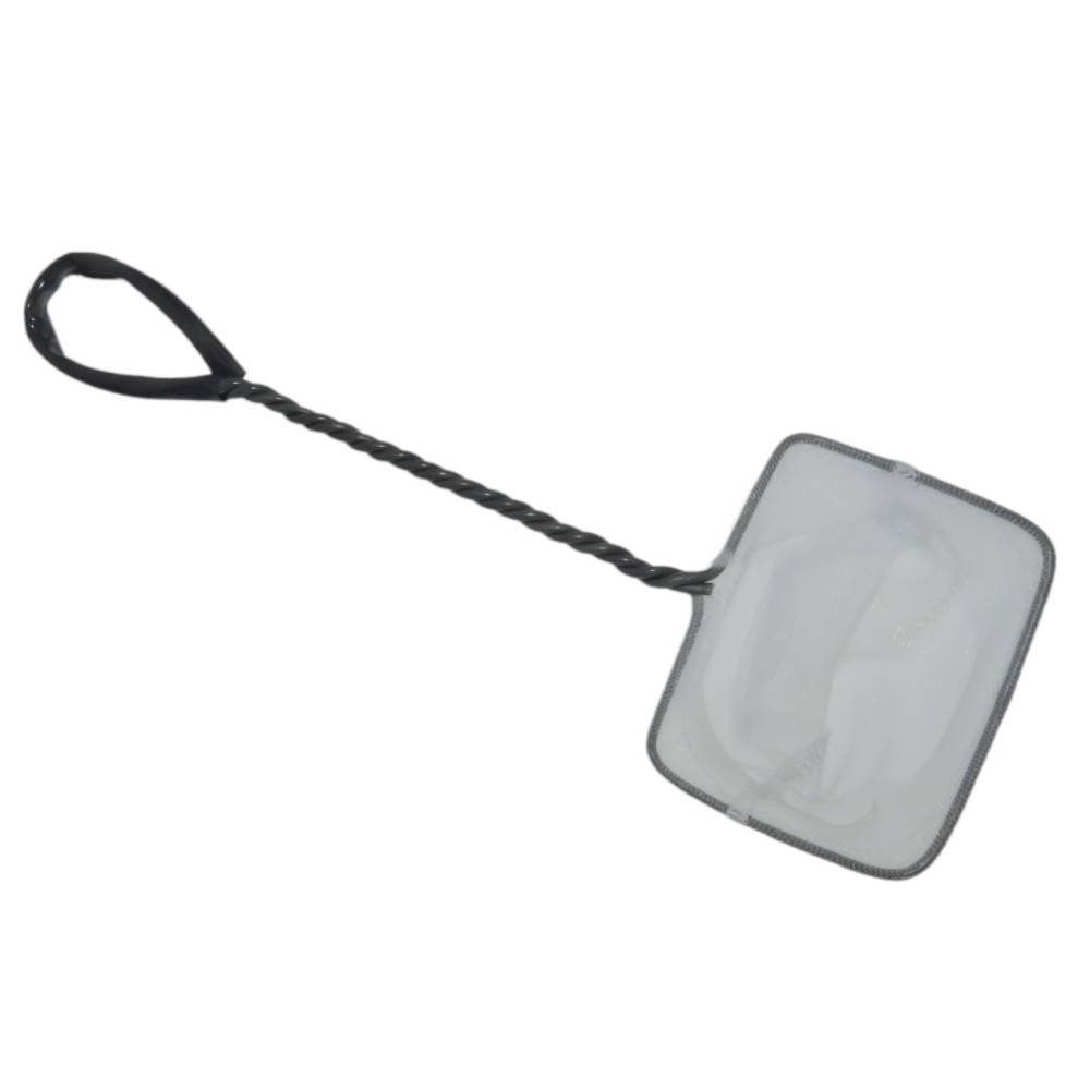 animallparadise - Epuisette filet blanc, maille fine, 10 cm x 8.5 x 32 cm,  aquarium - Imagen 1