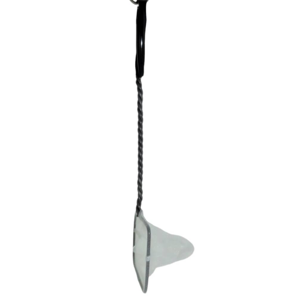 animallparadise - Epuisette filet blanc, maille fine, 10 cm x 8.5 x 32 cm,  aquarium - Imagen 2