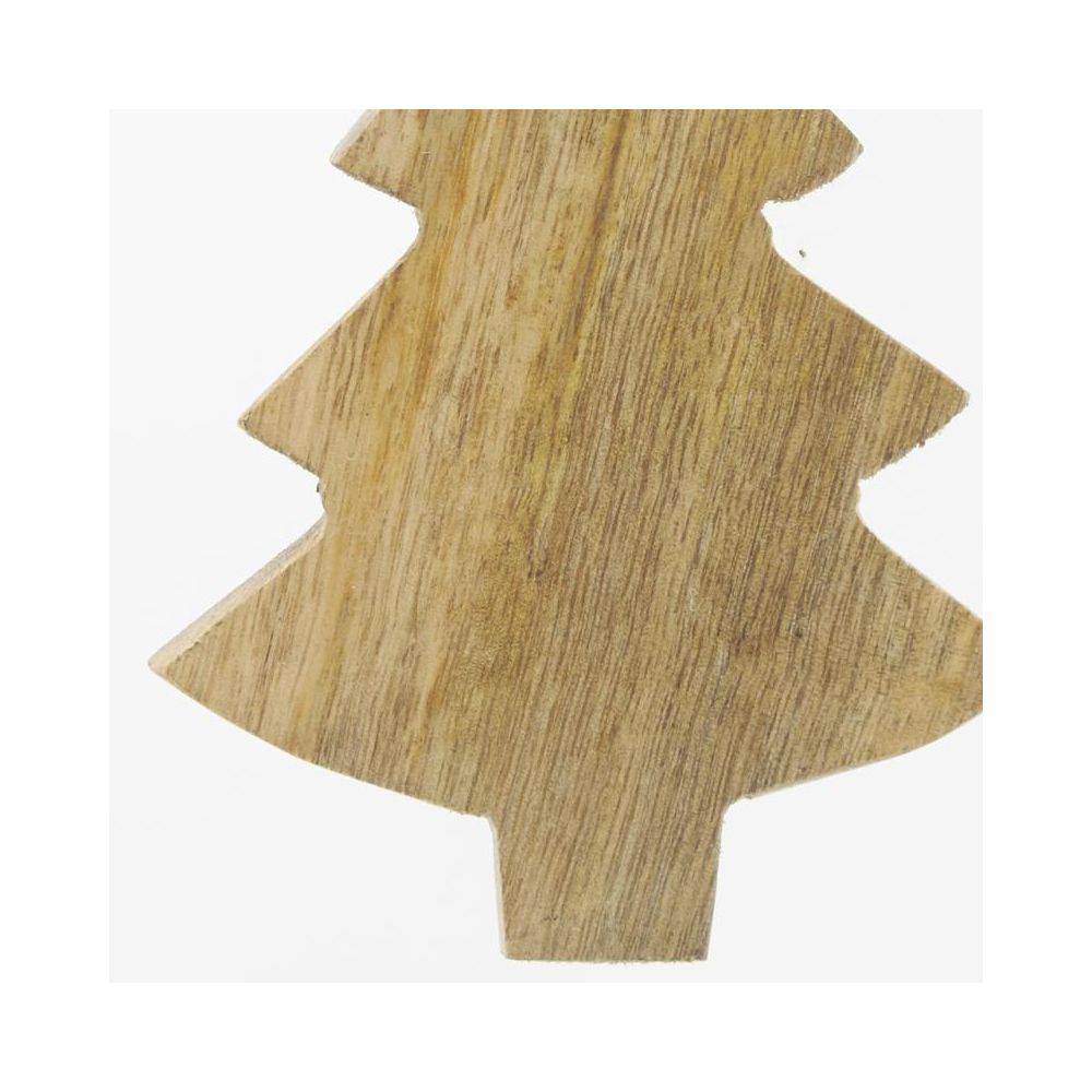 Aubry Gaspard - Suspensions de Noël en manguier naturel (lot de 3) - Imagen 4