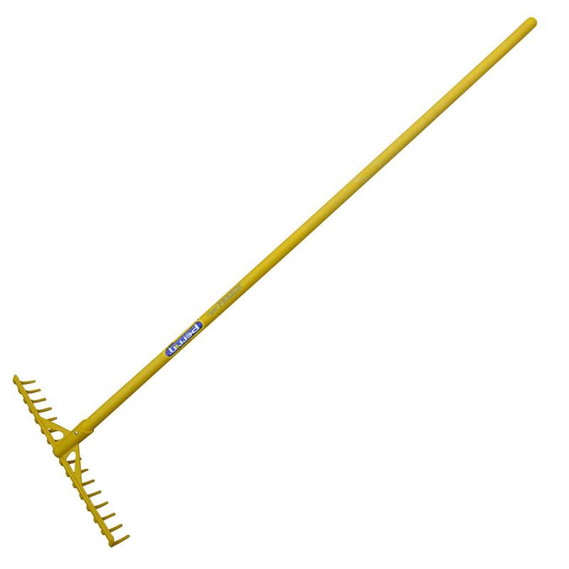 Outils Perrin - Râteau à bunker 16 dents courbes - manche composite 1,50 m Outils Perrin