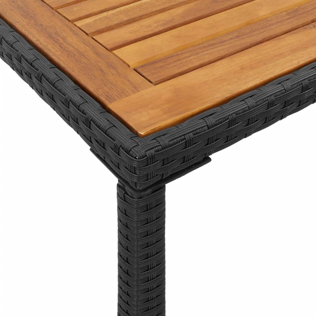 PANGIVO - Table de jardin bois d'acacia noir 115 x 54 x 74 cm - PANGIVO - Image 8