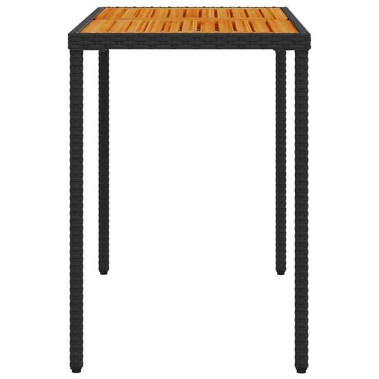PANGIVO - Table de jardin bois d'acacia noir 115 x 54 x 74 cm - PANGIVO - Image 5