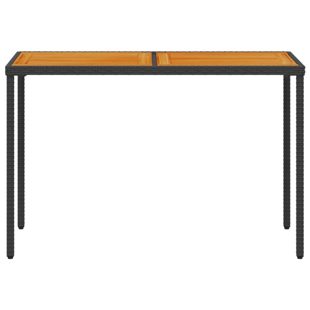 PANGIVO - Table de jardin bois d'acacia noir 115 x 54 x 74 cm - PANGIVO - Image 4