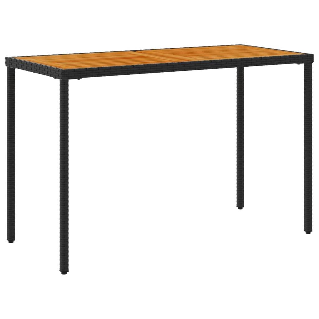 PANGIVO - Table de jardin bois d'acacia noir 115 x 54 x 74 cm - PANGIVO - Image 6