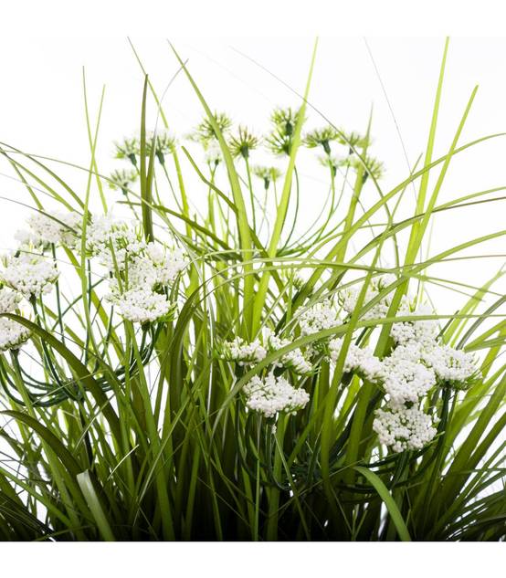 Plante artificielle Herbes Folles dans un pot H 50 cm - Image 2