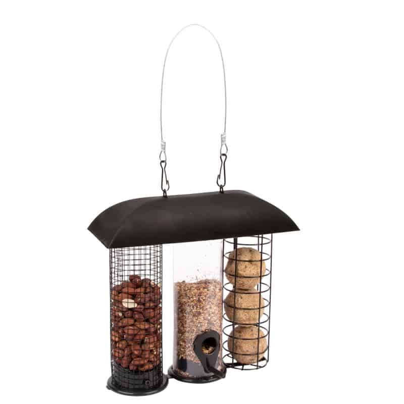 Esschert Design - Mangeoire oiseaux 3 compartiments - Esschert Design - Image 3
