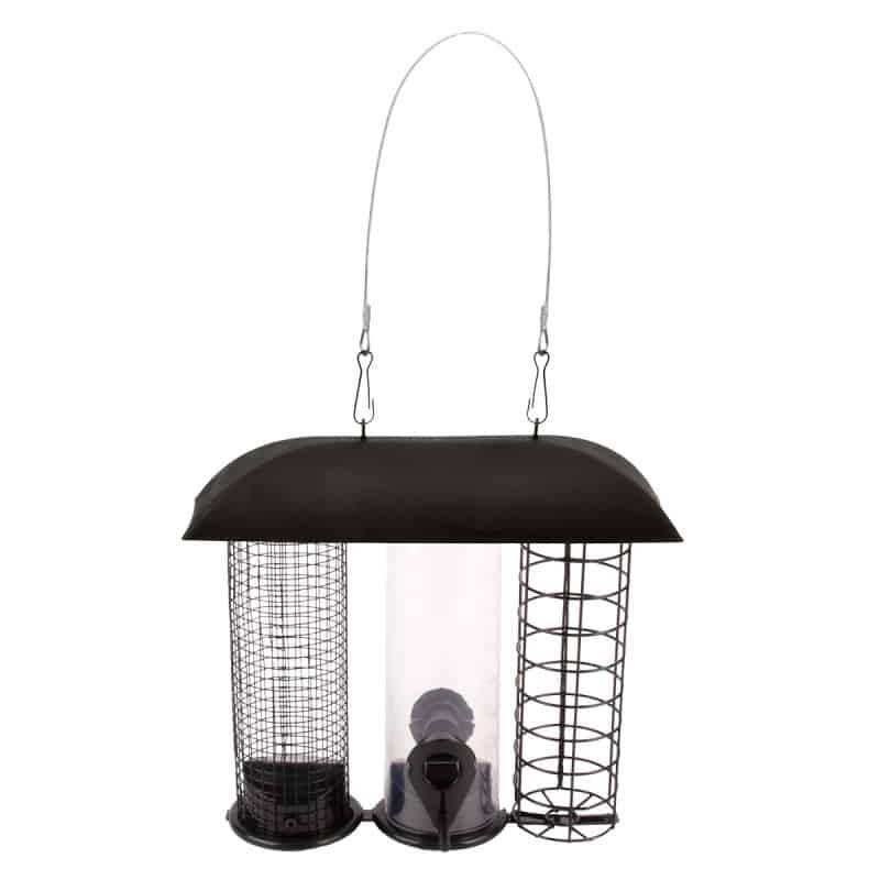 Esschert Design - Mangeoire oiseaux 3 compartiments - Esschert Design - Image 1