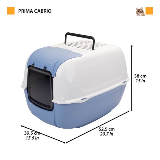 Ferplast - Ferplast PRIMA CABRIO litière fermée chat chats filtre à charbon - Imagen 2