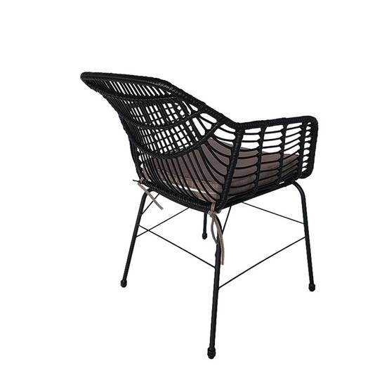 Chaise de jardin HOME DELUXE TARA - 63 x 60 x 82 cm - 2er Set - Image 4