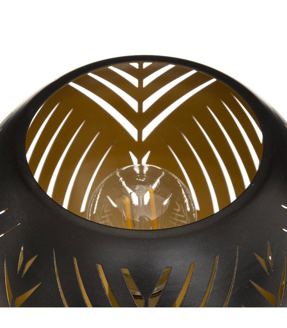 Photophore Boule LED en Bois et Métal - Imagen 3