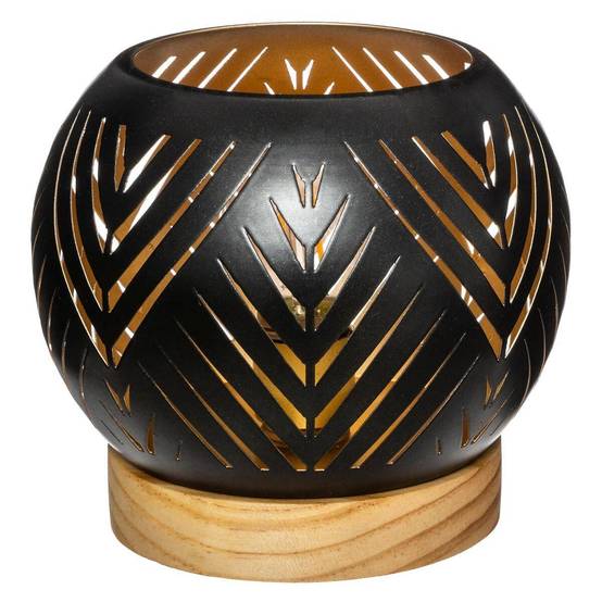 Atmosphera - Photophore "Raja" boule LED métal D15cm - Atmosphera Créateur d'intérieur - Image 1