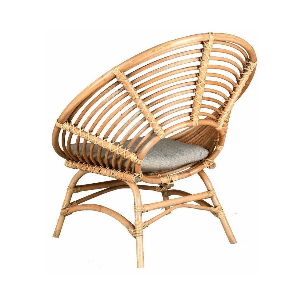 Fauteuil enfant en rotin Crapaud Aubry Gaspard | Leroy Merlin