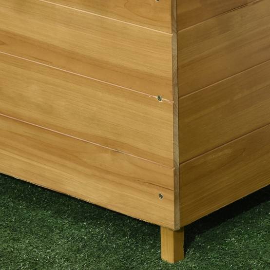 Bac à plantes avec treillis et étagères en bois brun 63 x 39 x 160 cm - PANGIVO - Image 8