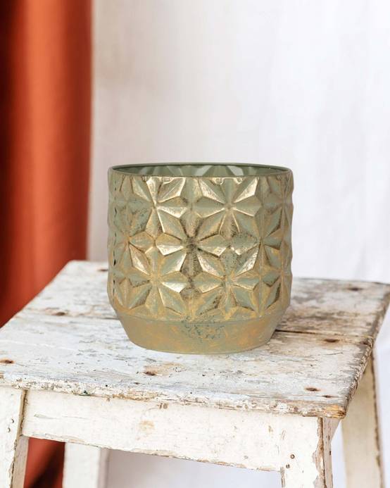 Pot Linske Or Brillant 19 cm- La Green Touch - Image 1