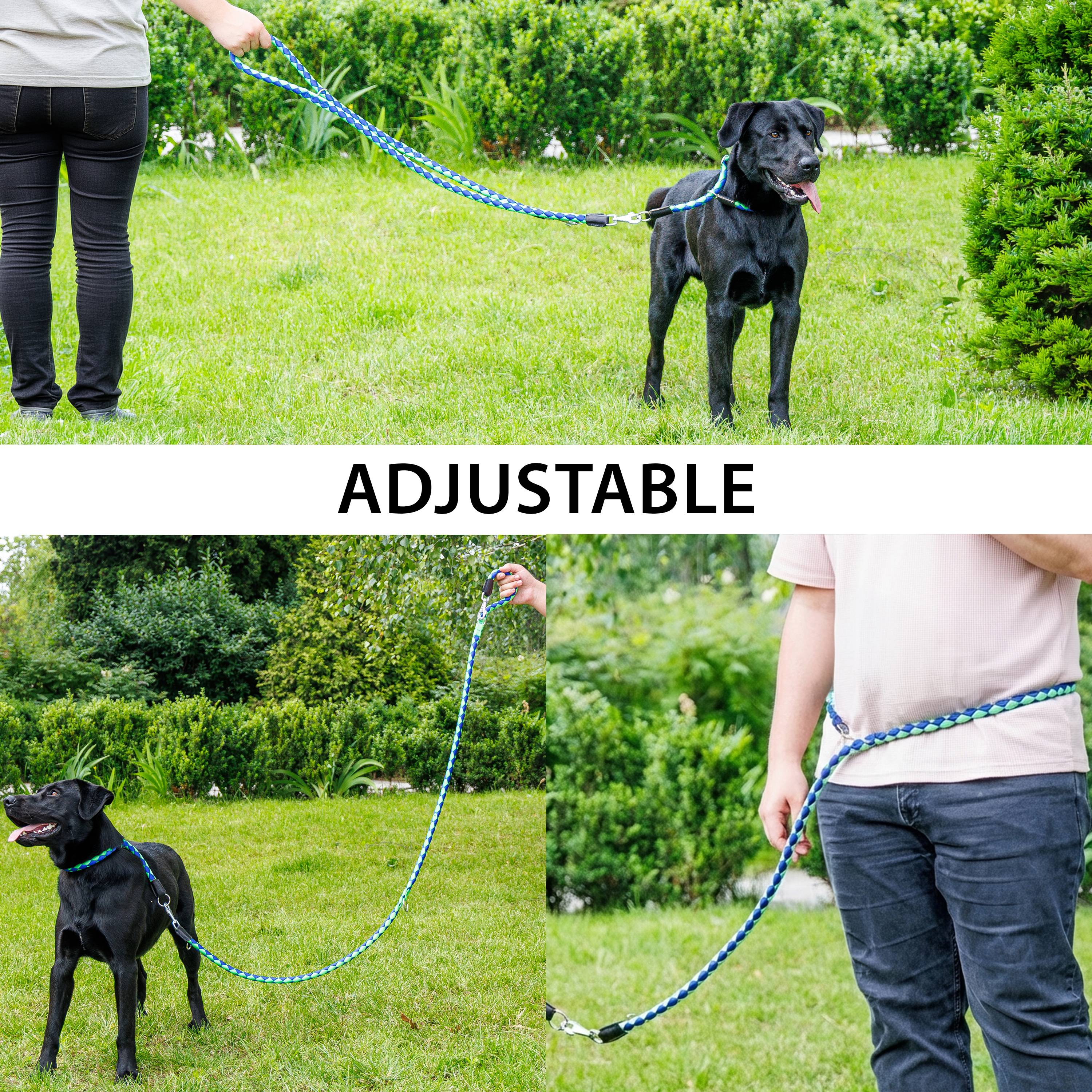 Ferplast - Laisse de Dressage pour Chiens en Nylon TWIST MATIC GA18/200, Mousqueton Magnétique Automatique - Imagen 5