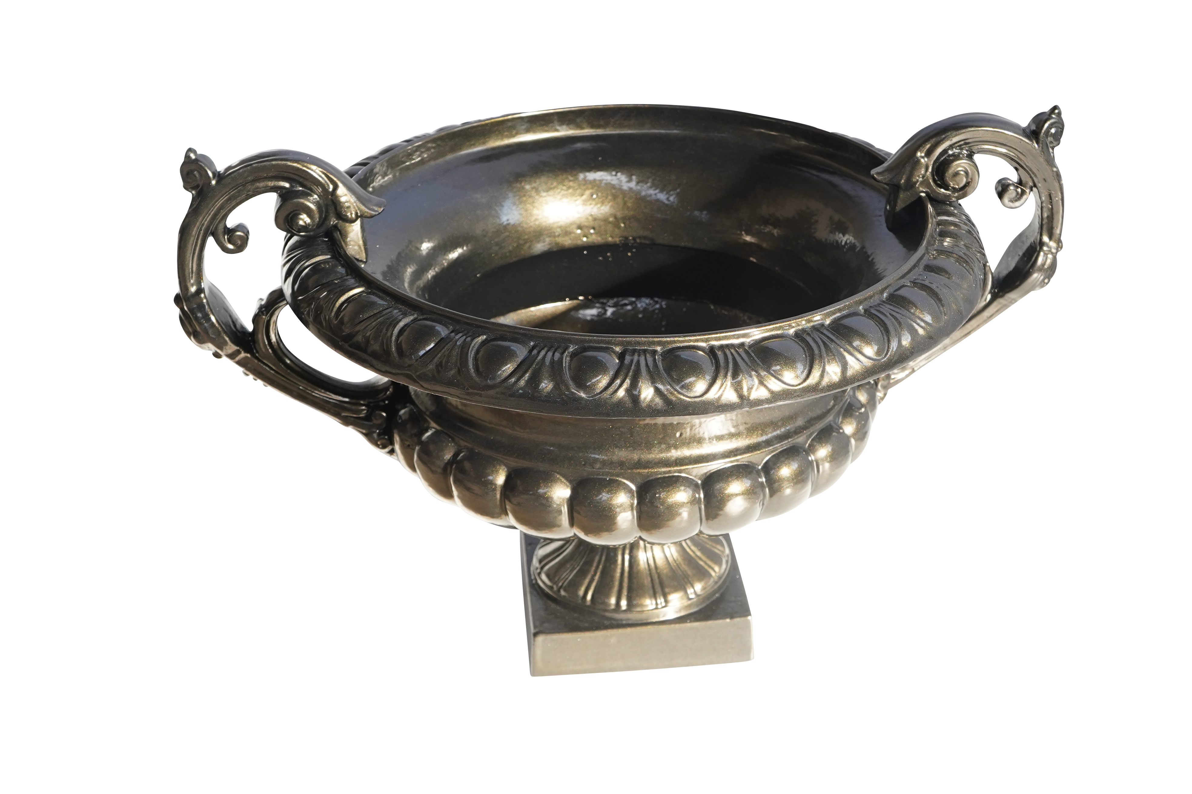 Coupe Médicis 106 avec anses vieux bronze, Dommartin - Imagen 2