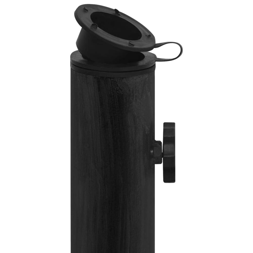 Maison Chic - Socle de parasol - accessoire parasol Noir 44x44x31 cm Fonte - MEUBLE PRO - Image 5