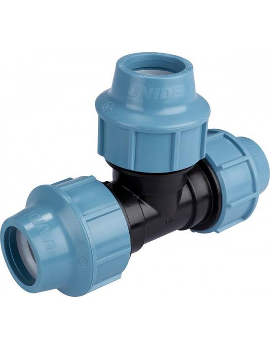 Cap Vert - Té Pe égal 40mm Raccordement égal Pour Tuyau Polyéthylène - Cap Vert