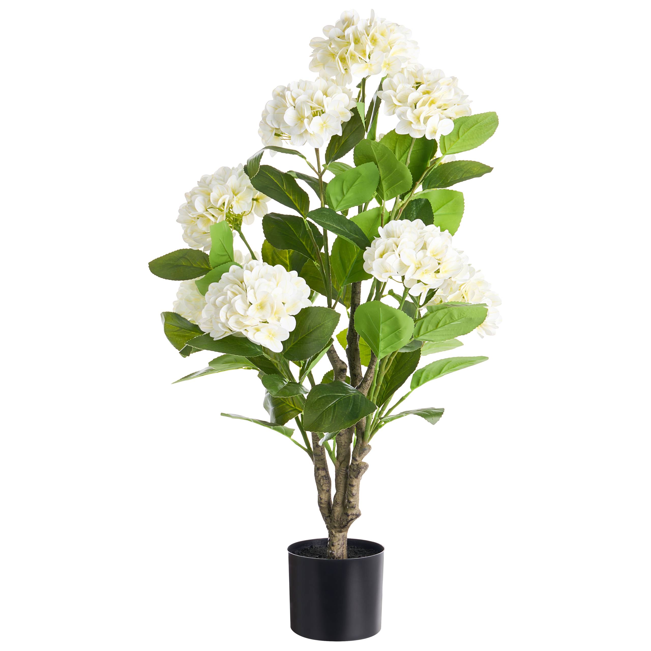 Beliani - Plante artificielle Matière synthétique Blanc HORTENSIUM - 50x50x90- Beliani - Image 2