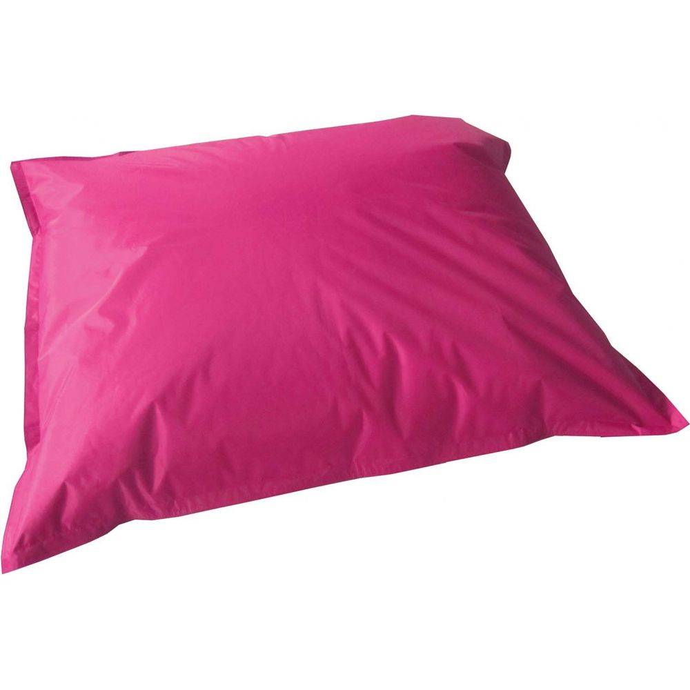Jardindeco - Grand coussin uni Maxi XL Fuchsia - Imagen 3