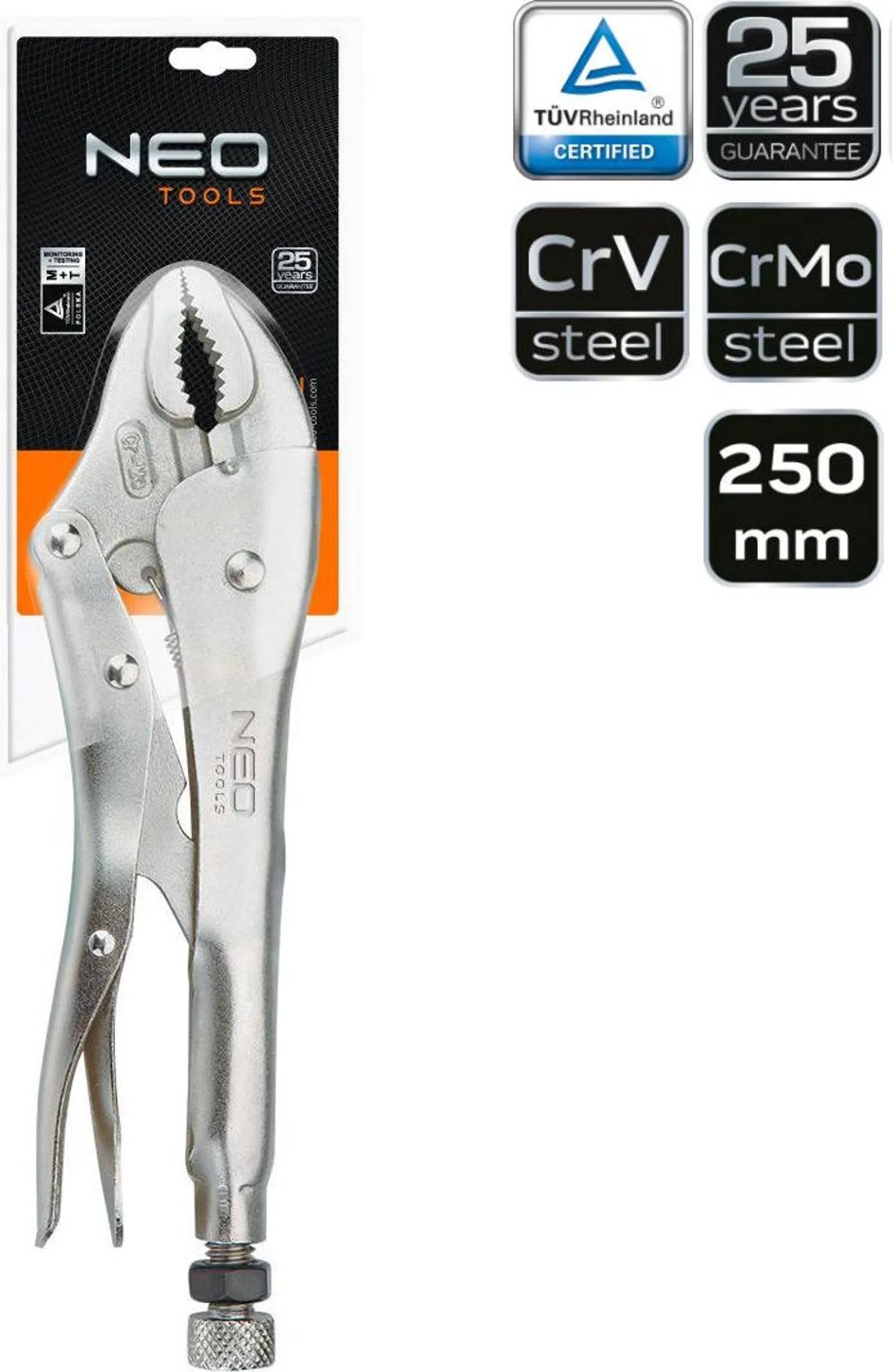 Neo Tools - Pince étau NEO TOOLS 250 mn NEO TOOLS 01-216 Neo tools - Imagen 3
