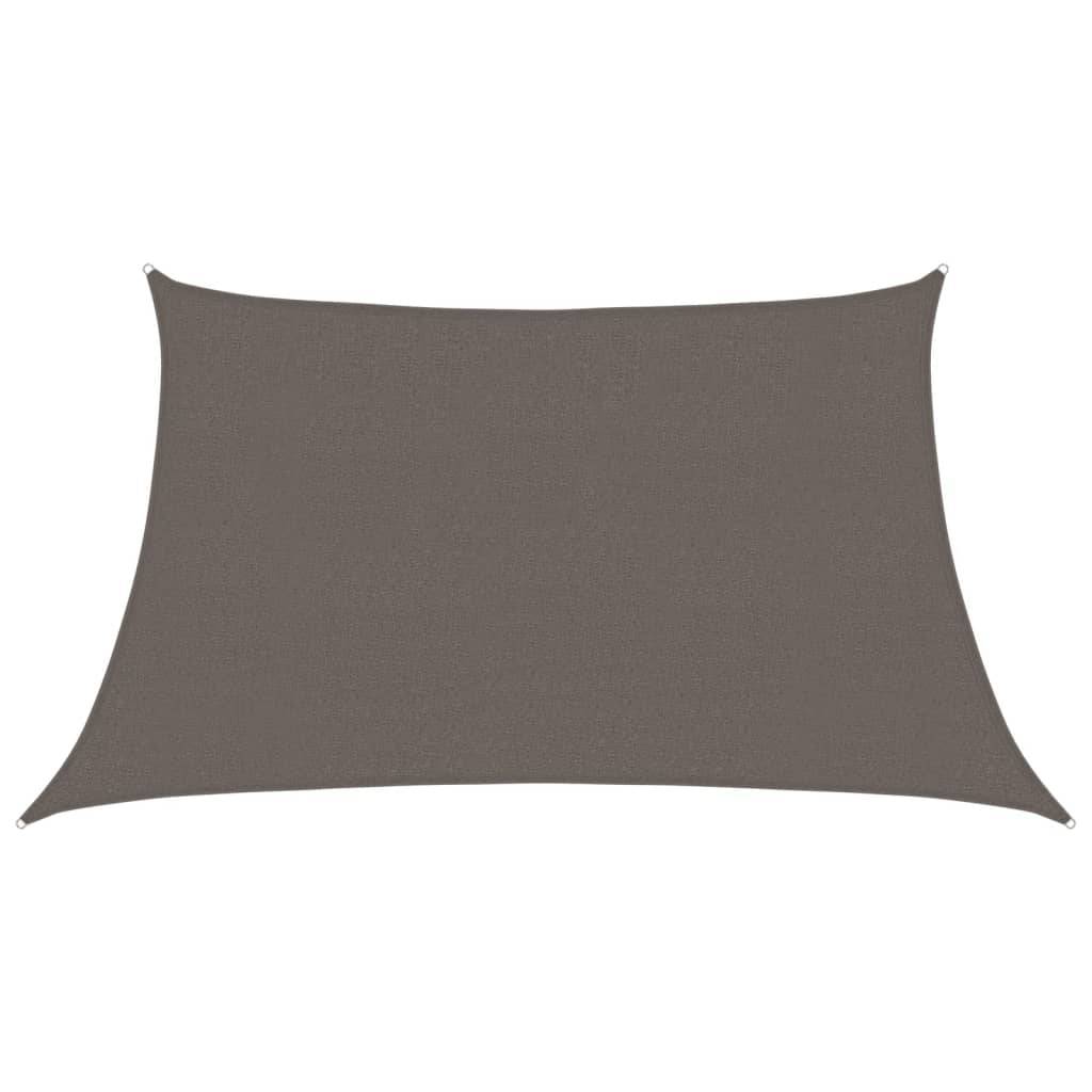 Maison Chic - Voile d'ombrage - Voile solaire 160 g/m² Anthracite 3/4x2 m PEHD - Image 1