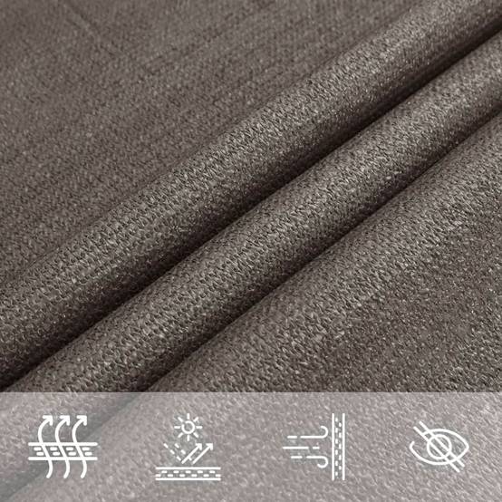 Maison Chic - Voile d'ombrage - Voile solaire 160 g/m² Anthracite 3/4x2 m PEHD - Image 5