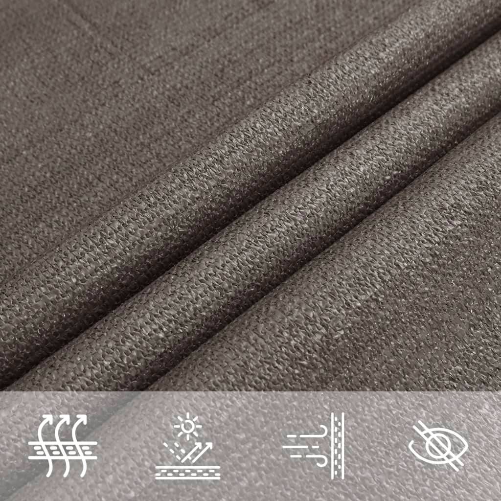 Maison Chic - Voile d'ombrage - Voile solaire 160 g/m² Anthracite 3/4x2 m PEHD - Image 5