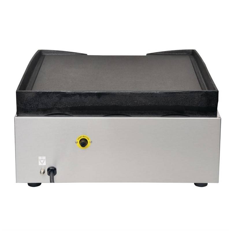 Plancha Electrique Professionnelle de Comptoir - 2 Zones 2,8 kW - Buffalo - Image 5