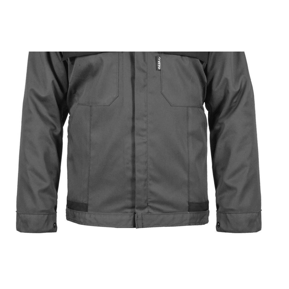 Vito - Blouson de travail Gris et Noir Taille XL Veste Polyester / Coton 4 poches VITO - Imagen 3