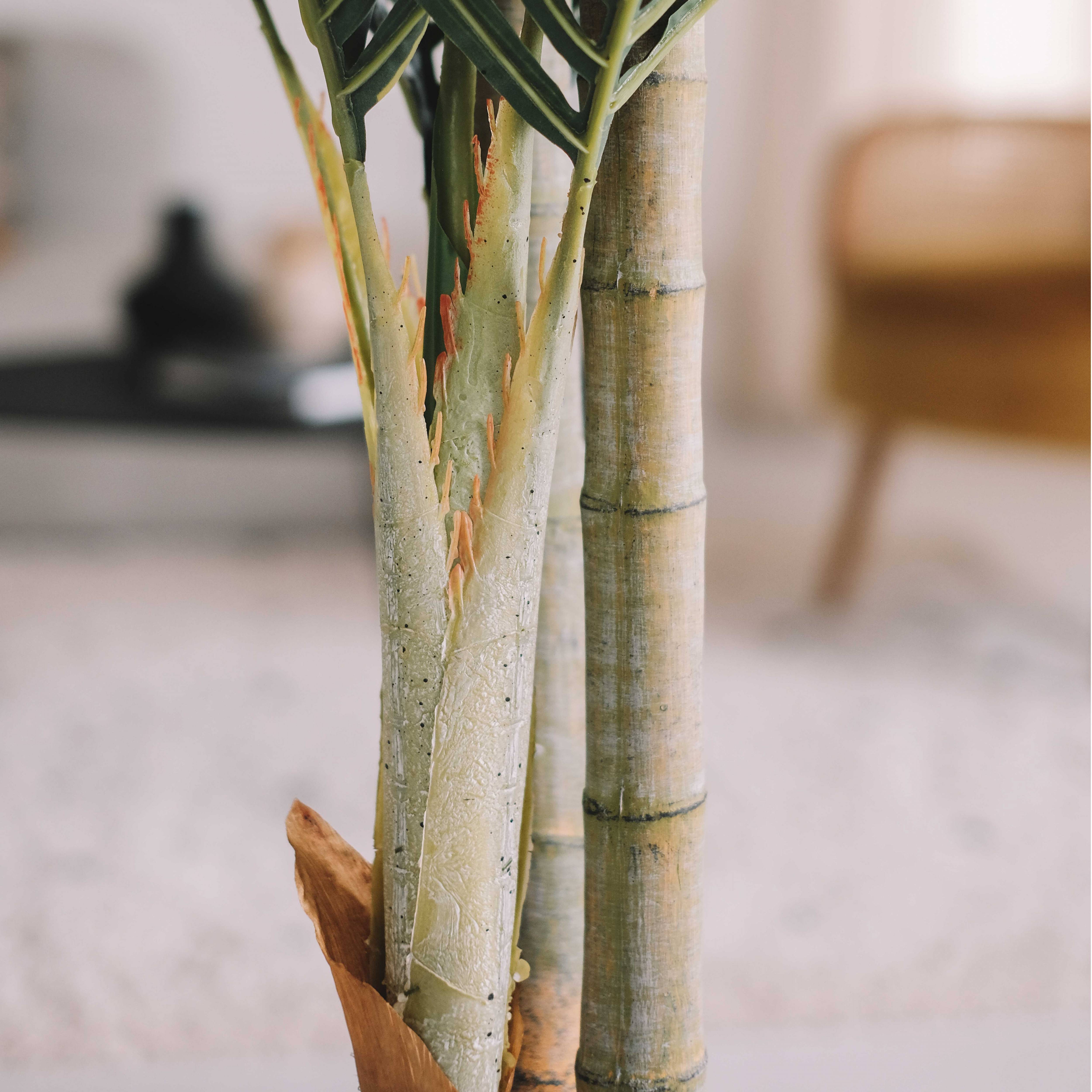 Oviala - Plante artificielle en pot Palmier 210 cm
 - Oviala - Imagen 4