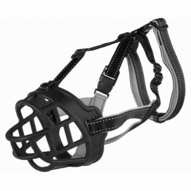 Trixie - Muselière Muzzle flex Trixie pour chien T6 Taille XL tour museau 37 à 41 cm