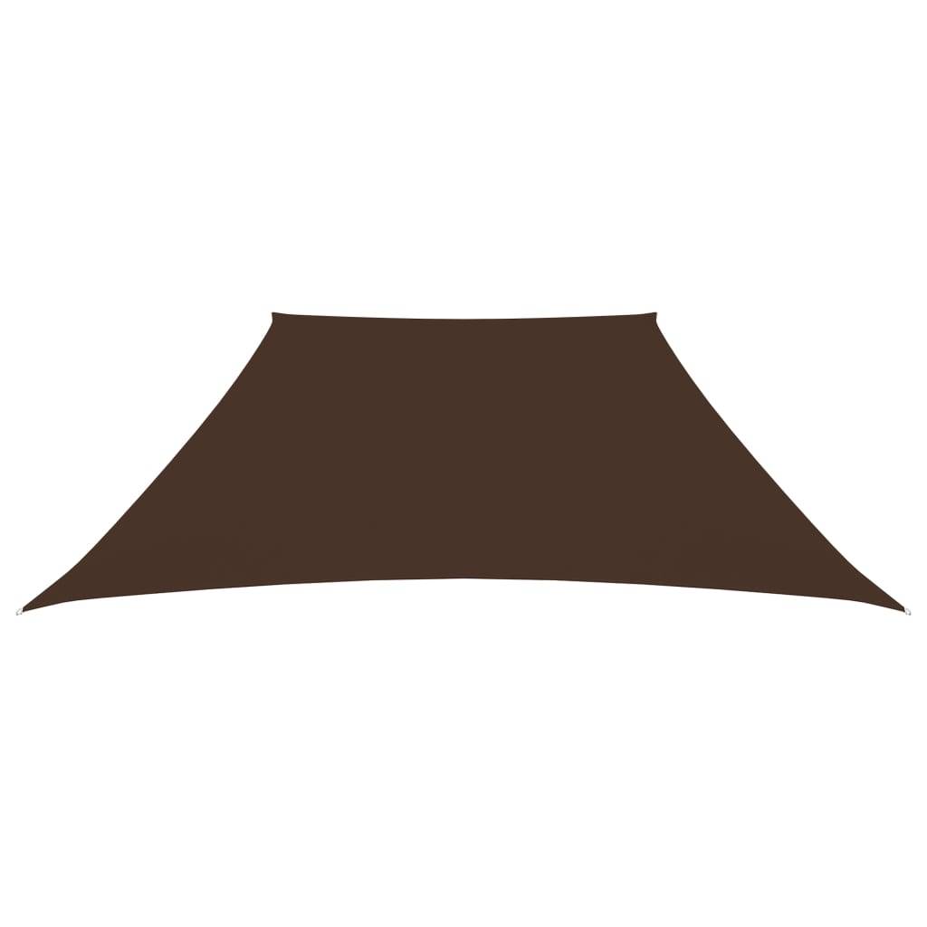 Helloshop26 - Voile toile d'ombrage parasol tissu oxford trapèze 3/4 x 3 m marron - Imagen 2