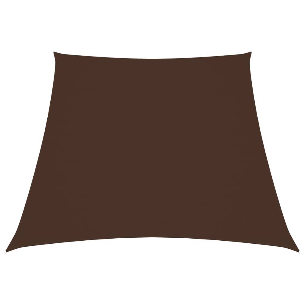 Helloshop26 - Voile toile d'ombrage parasol tissu oxford trapèze 3/4 x 3 m marron - Imagen 1